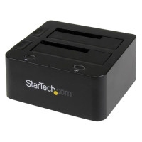 StarTech.com Dual-Bay USB 3.0 to SATA and IDE Hard Drive Docking Station, USB Hard Drive Dock, External 2.5/3.5" SATA I/II/III and IDE (40 pin) SSD/HDD Docking Station, Hot-Swap Hard Drive Bays, Top-Loading