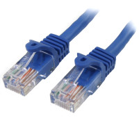 StarTech.com Cat5e Patch Cable with Snagless RJ45 Connectors - 1m, Blue