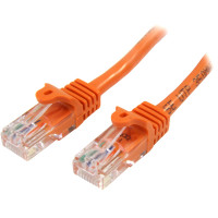 StarTech.com Cat5e Patch Cable with Snagless RJ45 Connectors - 2m, Orange