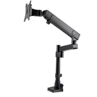 StarTech.com Desk Mount Monitor Arm with 2x USB 3.0 Ports, Full Motion Single Monitor Mount, up to 34" (17.6lb/8kg) VESA Display, Clamp/Grommet Mount, Mechanical Spring