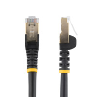 StarTech.com 5m CAT6a Ethernet Cable - 10 Gigabit Shielded Snagless RJ45 100W PoE Patch Cord - 10GbE STP Network Cable w/Strain Relief - Black Individually Tested/Wiring is UL Certified/TIA
