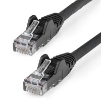 StarTech.com 10m CAT6 Ethernet Cable - LSZH (Low Smoke Zero Halogen) - 10 Gigabit 250Mhz 100W PoE RJ45 10GbE UTP Network Patch Cord Snagless with Strain Relief - Black, CAT 6, ETL Verified, 24AWG
