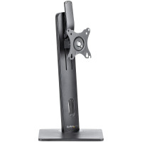 StarTech.com Free Standing Single Monitor Mount - Height Adjustable Monitor Stand - For VESA Mount Displays up to 32" (15lb/7kg) - Ergonomic Monitor Stand for Desk - Tilt/Swivel/Rotate