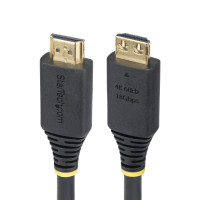 StarTech.com 1m (3ft) High Speed HDMI Cable with Gripping Connectors, 4K 60Hz/1440p 144Hz, HDR10/HDCP 2.2/ARC, 18Gbps, UHD HDMI Cord for TV/Monitor/Display, TPE Jacket