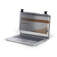StarTech.com 13.3-inch 16:9 Bright Privacy Screen Filter with Touch, Flip-Over, 75% Light Transmittance, Anti-Glare Privacy Filter, +/- 30 Deg. View Angle