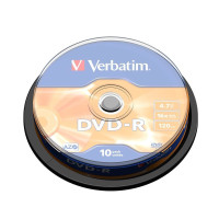 Verbatim DVD-R Matt Silver 4.7 GB 10 pc(s)