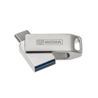 MyMedia MyDual USB 3.2 Gen 1 USB flash drive 128 GB USB Type-A / USB Type-C 3.2 Gen 1 (3.1 Gen 1) Silver