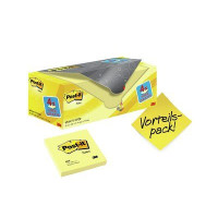 3M 654Y-20 note paper Square Yellow 100 sheets Self-adhesive