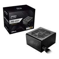 ASRock PRO-650G 650W ATX Power Supply Unit, 80 Plus Gold Certified, 120mm Silent Cooling Fan, High Efficiency PSU