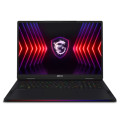 MSI Raider 18 HX A14VIG-060UK Intel® Core™ i9 i9-14900HX Laptop 45.7 cm (18") WQUXGA 64 GB DDR5-SDRAM 2 TB SSD NVIDIA GeForce RTX 4090 Wi-Fi 7 (802.11be) Windows 11 Pro Black
