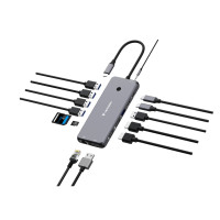 Verbatim CMH-14 USB Type-C 5000 Mbit/s Silver