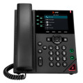 HP Poly VVX 350 6-Line IP Phone and PoE-enabled