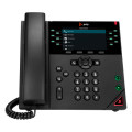 HP Poly VVX 450 12-Line IP Phone and PoE-enabled