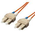 Equip SC/SC 50/125μm 5.0m InfiniBand/fibre optic cable 5 m Orange