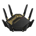 ASUS ROG Rapture GT-BE98 wireless router 10 Gigabit Ethernet Quad-band (2.4 GHz / 5 GHz-1 / 5 GHz-2 / 6 GHz) Black