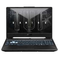 ASUS TUF Gaming A15 FA506NF-HN008W laptop AMD Ryzen™ 5 7535H 39.6 cm (15.6") Full HD 16 GB DDR5-SDRAM 512 GB SSD NVIDIA GeForce RTX 2050 Wi-Fi 6 (802.11ax) Windows 11 Home Belgian Black
