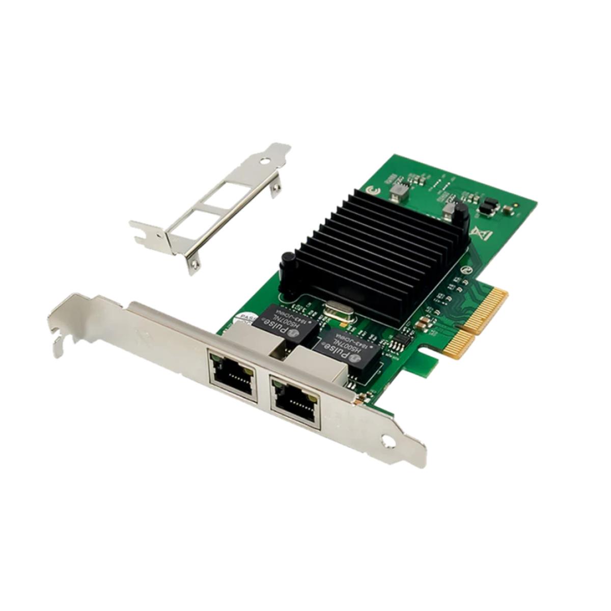 Origin Storage Intel I350-T2V2 alternative 82576 NIC PCIe 2.0 x4 Dual Port 1GbE RJ45