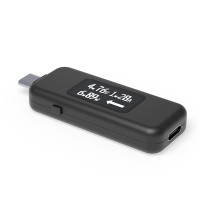 Plugable USBC-VAMETER3 Pass-Through USB-C VA Meter for High Power Devices