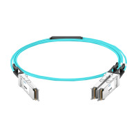 Origin Storage MFS1S50-H010V NVIDIA Mellanox Compatible Active Optical Breakout Cable 200GBase QSFP56 to 2x100GBase QSFP56 (850nm MMF 10m)