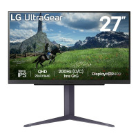 LG 27GS85Q-B computer monitor 68.6 cm (27") 2560 x 1440 pixels Quad HD Black, Grey, Purple