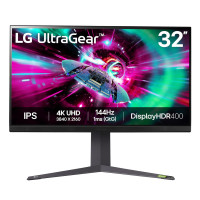 LG 32GR93U-B computer monitor 80 cm (31.5") 3840 x 2160 pixels 4K Ultra HD LCD Black, Grey, Purple