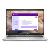 DELL Pro 14 Plus PB14250 Intel Core Ultra 7 265U Laptop 35.6 cm (14") Full HD+ 32 GB DDR5-SDRAM 512 GB SSD Wi-Fi 6E (802.11ax) Windows 11 Pro UK English Aluminium