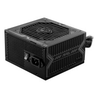 MSI MAG A650BN UK PSU '650W, 80 Plus Bronze certified, 12V Single-Rail, DC-to-DC Circuit, 120mm Fan, Non-Modular, Sleeved Cables, ATX Power Supply Unit, UK Powercord, Black'