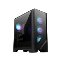 MSI MAG Forge 320R AIRFLOW Micro Tower Black, Transparent