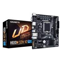 GIGABYTE H610M S2H V2 Motherboard - Supports Intel Core 14th CPUs, 4+1+1 Hybrid Phases Digital VRM, up to 5600MHz DDR5, 1xPCIe 3.0 M.2, GbE LAN, USB 3.2 Gen 1