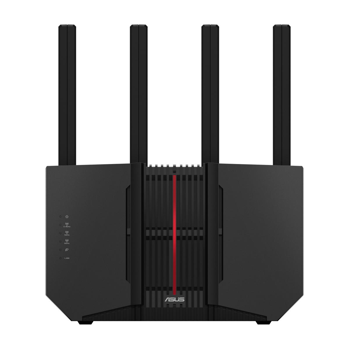 ASUS RT-BE92U wireless router 10 Gigabit Ethernet Tri-band (2.4 GHz / 5 GHz / 6 GHz) Black