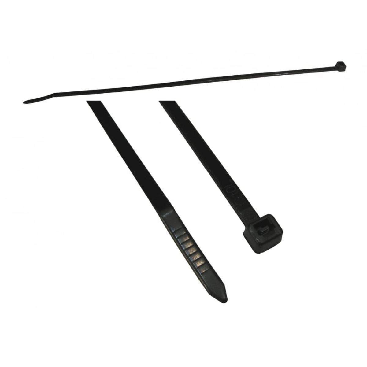 CDL 300mm x 4.8mm BLACK TIES 100PK