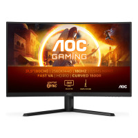 AOC G4 CQ32G4VE computer monitor 80 cm (31.5") 2560 x 1440 pixels Quad HD LCD Black, Grey