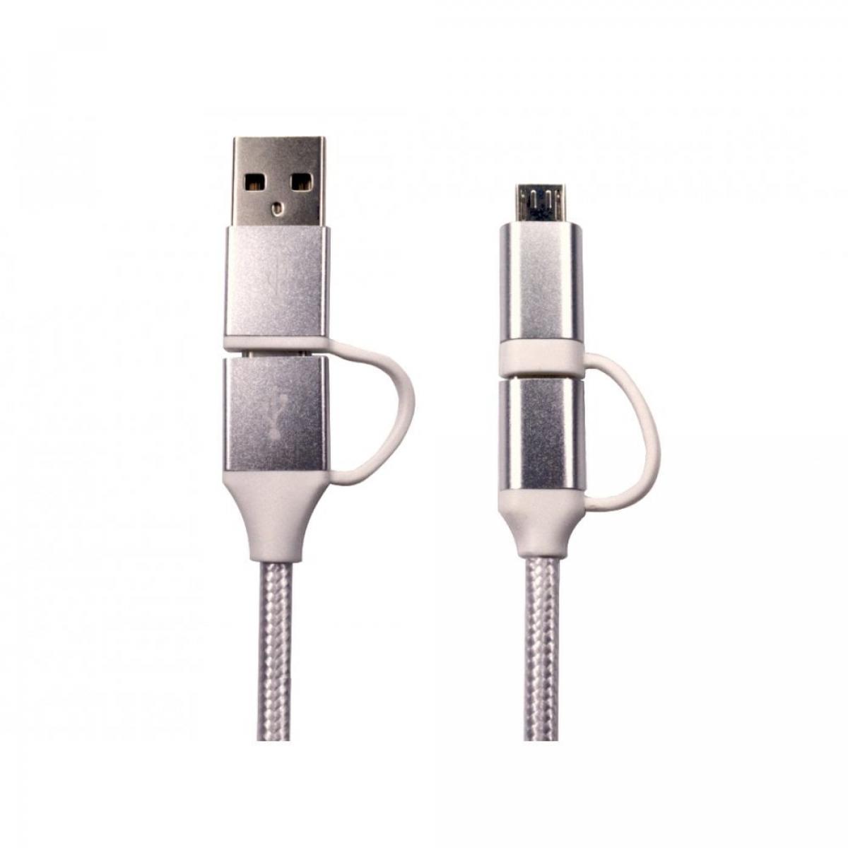 CDL 1.5m usb C/A-C/Micro B Braid