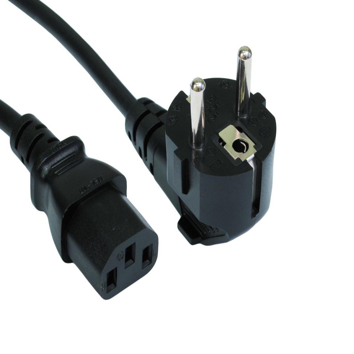 CDL 5m Euro Plug to C13 Mains Lead