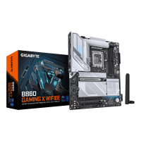 GIGABYTE B860 GAMING X WIFI6E Motherboard - Intel Core Ultra Series CPUs, 12+1+2+1 Phases VRM, up to 9066MHz DDR5, 1xPCIe 5.0 + 2xPCIe 4.0 M.2, 2.5GbE LAN, WIFI 6E, USB4