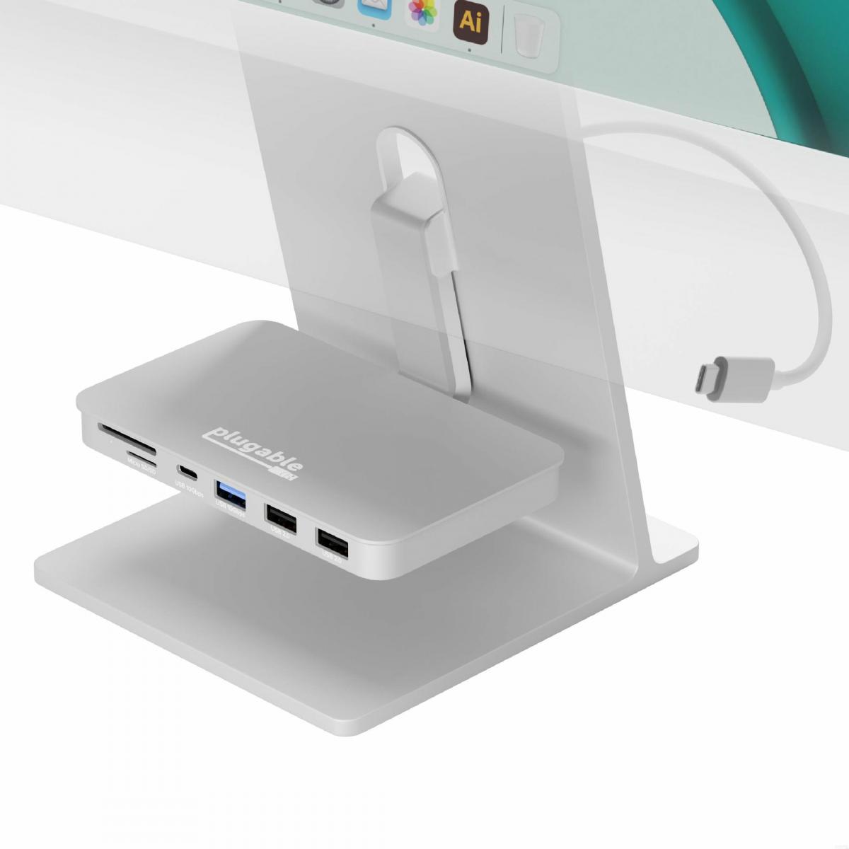 Plugable USB-C 6-In-1 Mounted Hub