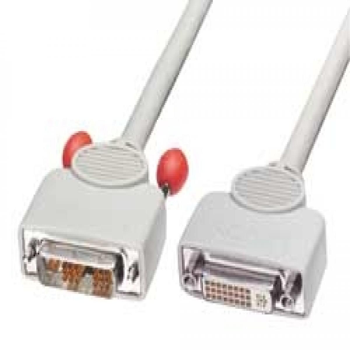Lindy 15m DVI cable DVI-D Grey
