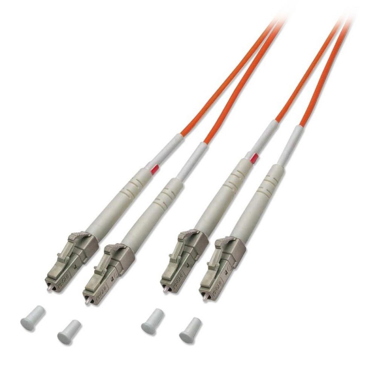 Lindy LC / LC 50/125µm OM2 15m InfiniBand/fibre optic cable Orange