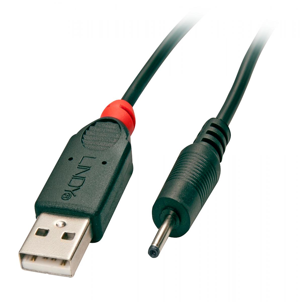 Lindy Adaptor Cable USB A male - DC 2.35/0.7mm male