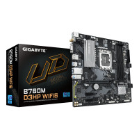 GIGABYTE B760M D3HP WIFI6 Motherboard - Supports Intel Core 14th Gen CPUs, 4+1+1 Phases Digital VRM, up to 5600MHz DDR5, 2xPCIe 4.0 M.2, Wi-Fi 6, GbE LAN, USB 3.2 Gen1