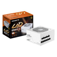 GIGABYTE UD850GM PG5 V2 ICE Power Supply Unit- PCIe Gen 5.1, 80 PLUS Gold, Fully Modular Design, 120mm Fan, ATX 3.1 compatible, EU Plug
