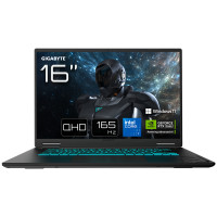 GIGABYTE GAMING A16 PRO DYH Gaming Laptop - 16“, 165Hz QHD, Intel Core 7 240H, NVIDIA RTX 5080, 32GB LPDDR5X 5600MHz, 1TB Gen4 SSD, Win11 Home, 2 Year Warranty, Dolby Atmos, GAMING A16 PRO DYHG5UKCC4SH