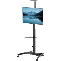 Fellowes 100136877 monitor mount / stand 177.8 cm (70") Floor Black