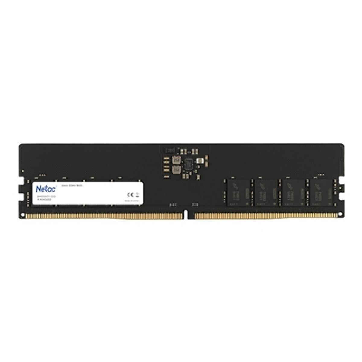 Netac Basic NTBSD5P48SP-16 8GB (1x 16GB) DIMM System Memory, 4800MHz, DDR5, CL40 - Bulk