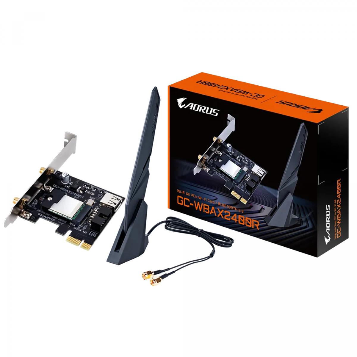 GIGABYTE GC-WBAX2400R network card Internal WLAN / Bluetooth 2400 Mbit/s