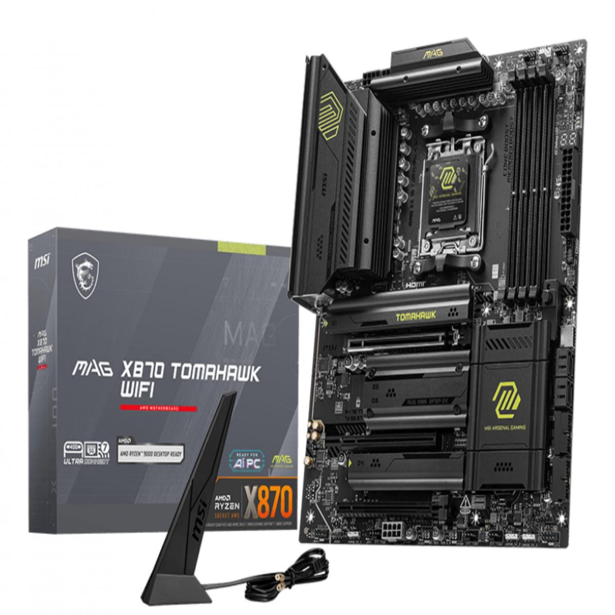 MSI MAG X870 TOMAHAWK WIFI motherboard AMD X870 Socket AM5 ATX