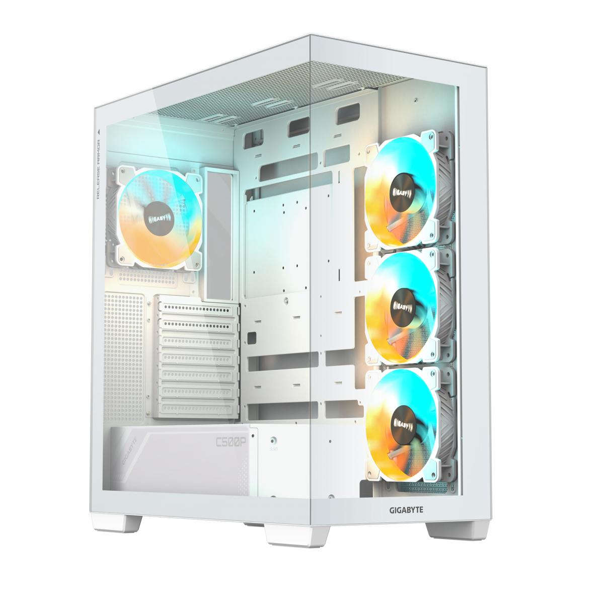 GIGABYTE C500 PANORAMIC STEALTH Midi Tower White