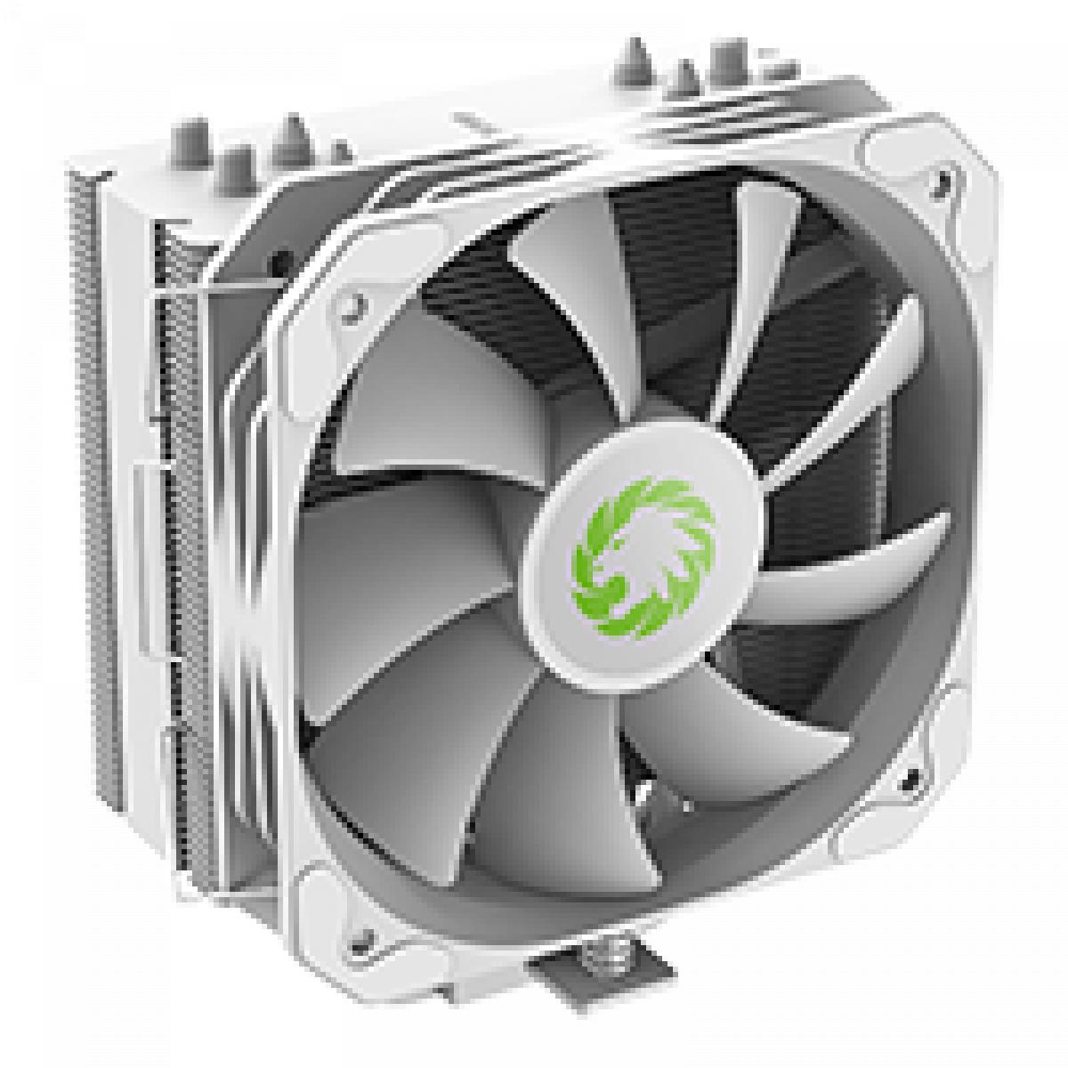 GameMax Sigma 540 Pure White CPU Cooler With 130mm PWM White Fan 4 x 6mm Heat Pipes TDP 200W