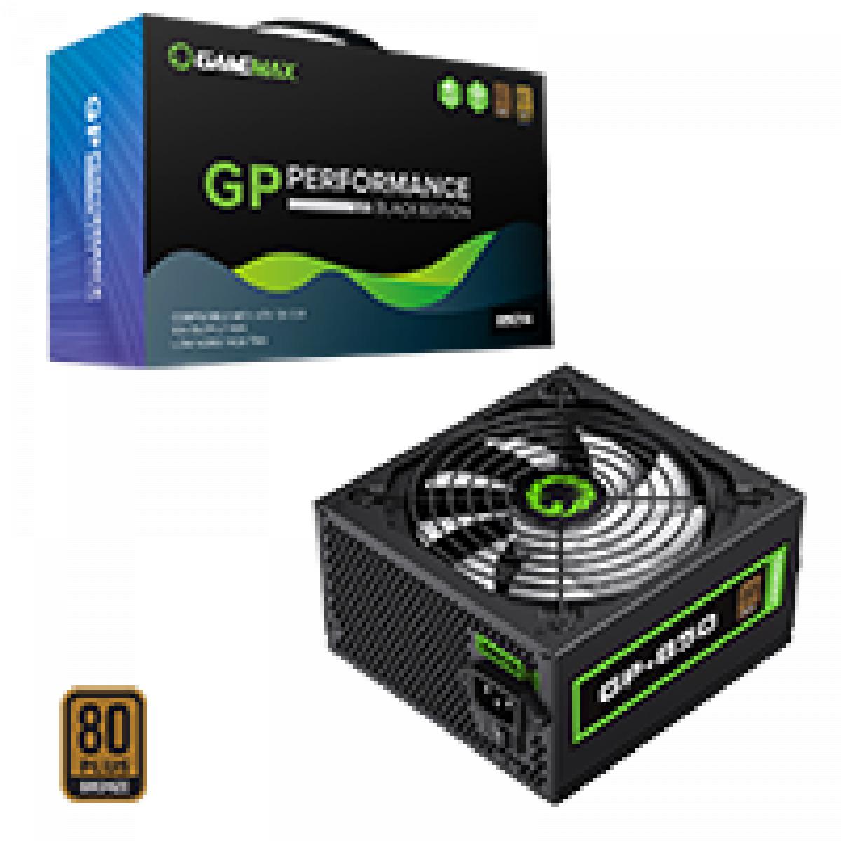 GameMax GP850 850W 80 Plus Bronze Wired Power Supply