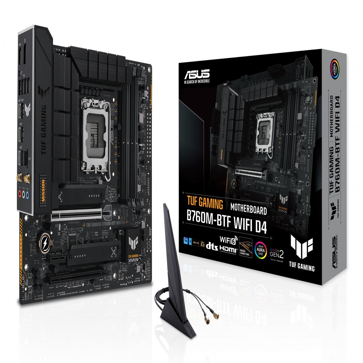 ASUS TUF GAMING B760M-BTF WIFI D4 Intel B760 LGA 1700 micro ATX